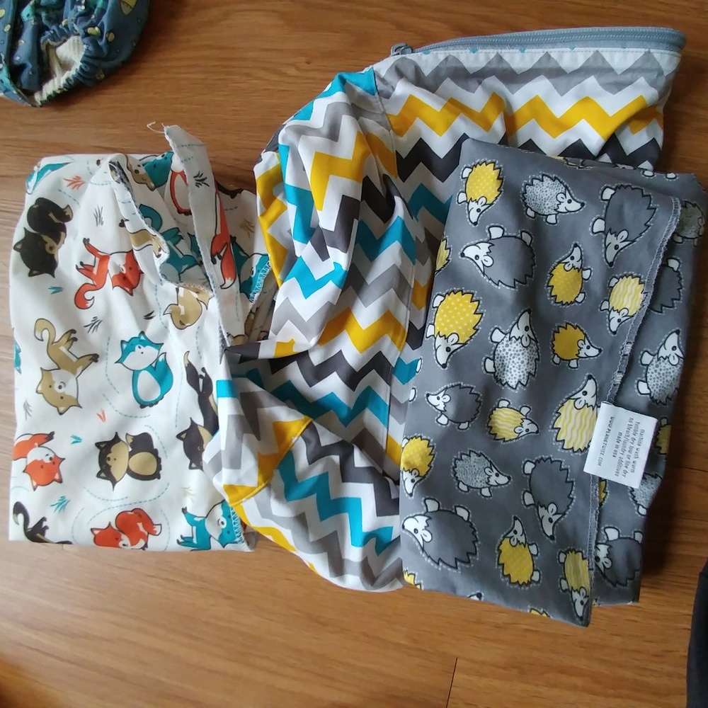 Cloth diaper wet bags